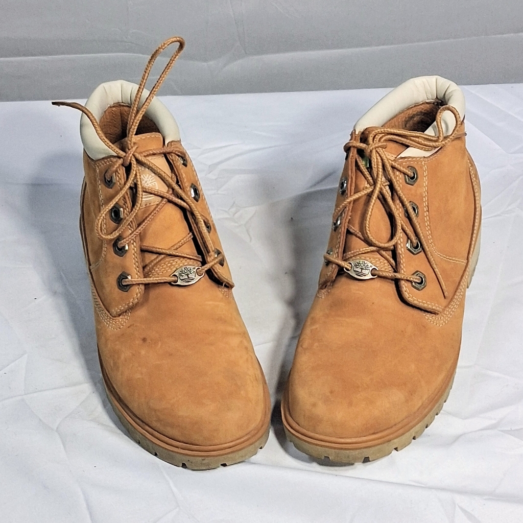 Ladies Size 6.5 Timberland Chukka Leather Desert Tan Hiking/Work Boot/Shoe